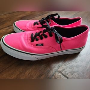 Mens Vans size 10 Hot Pink